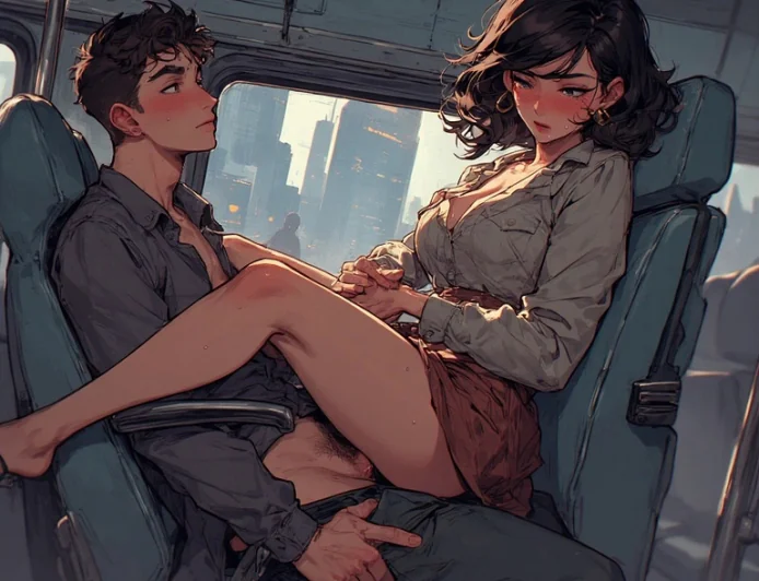 अनजान आंटी को बस में खूब चोदा